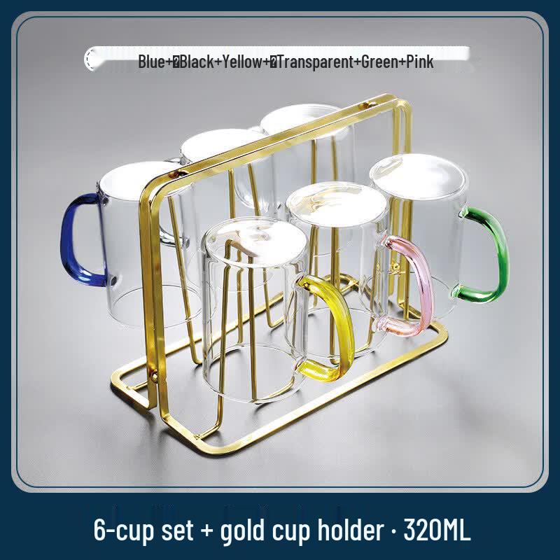 Handun Thickened High Borosilicate Glass Cups Set