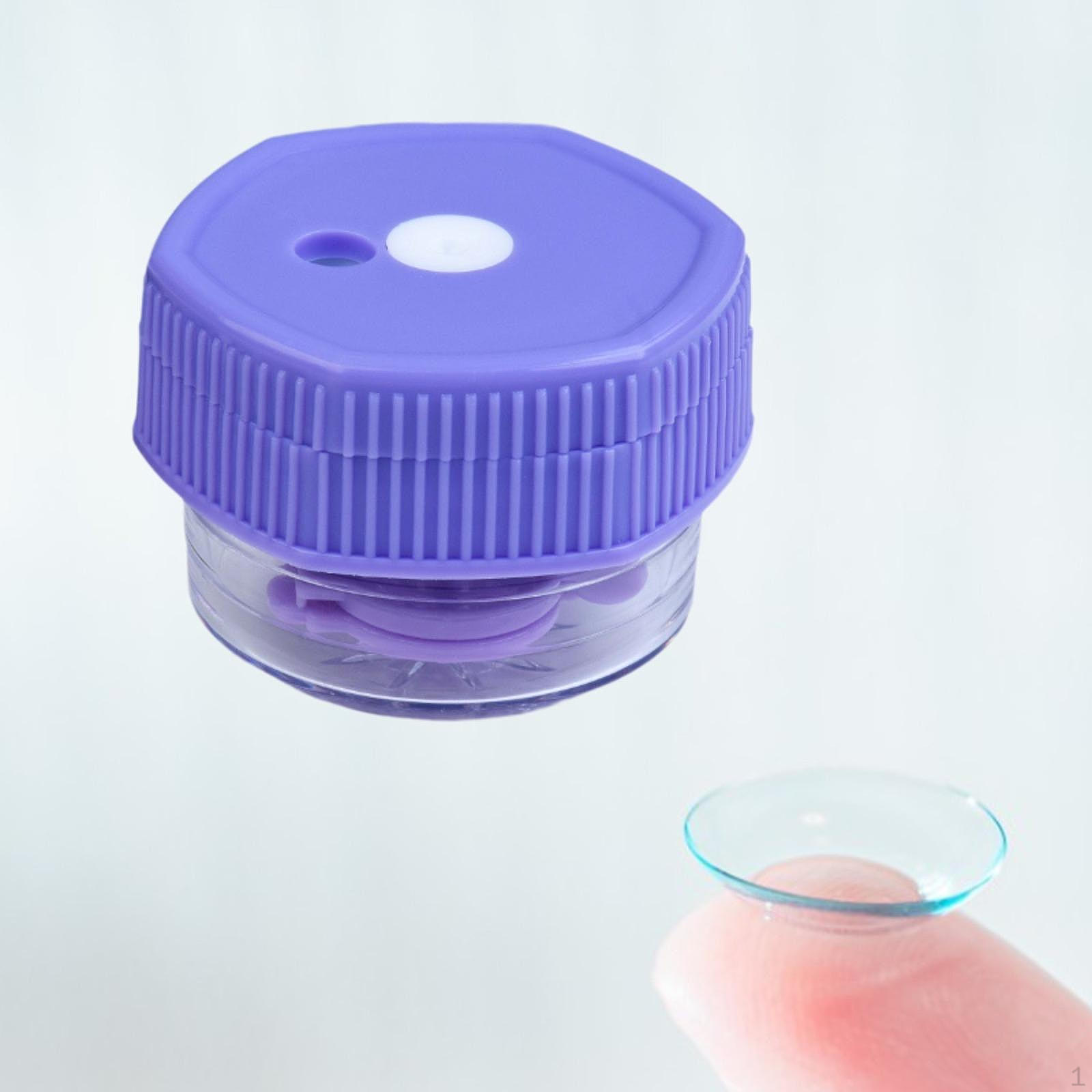 

Ручной вращающийся очиститель для линз, портативный очиститель для очков, колец, ювелирных изделий фиолетовый