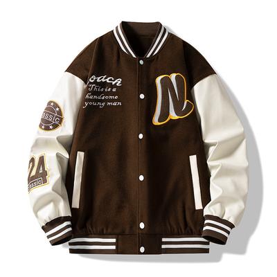 Autumn Baseball Uniform Men 'S Embroidered Jacket Casual Jacket