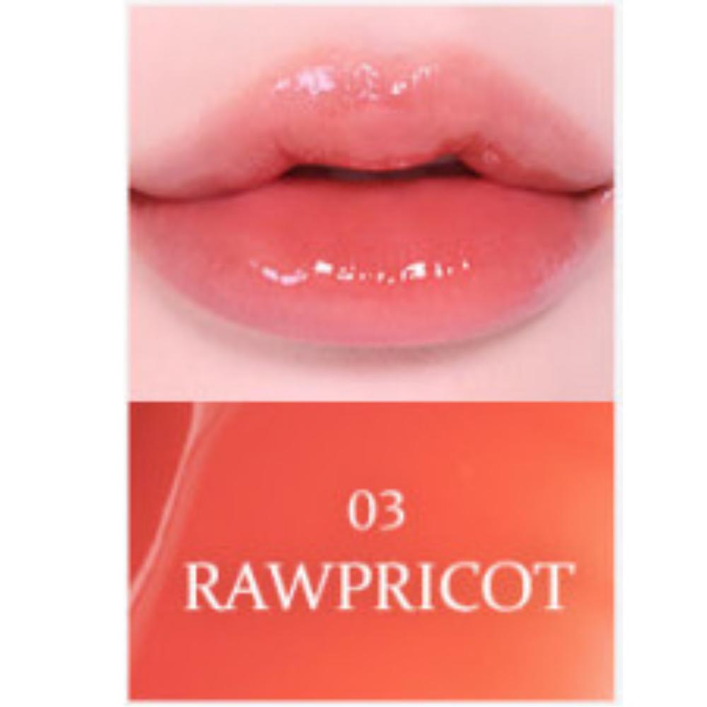 hince Raw Glow Gel Tint 4ml (25 Colors) Long-Lasting High-Shine Lip Glow