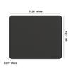 HumanCentric Black Leather Mouse Pad Premium Vegan Leather Desk Mat Mouse Mouse Pad for Home or Office Desk Protector for Computer Mouse Small Mouse