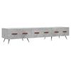 VidaXL TV Stand Concrete Grey 150x36x30 Cm Engineered Wood 829128
