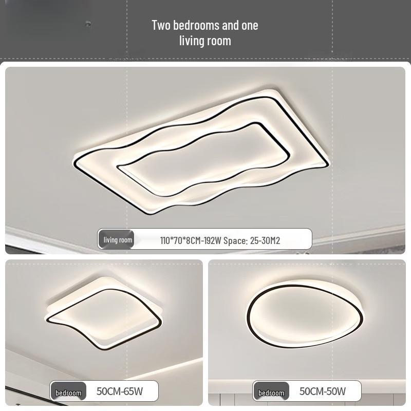 Mengpao Modern Rectangular Dimmable LED Ceiling Lamp