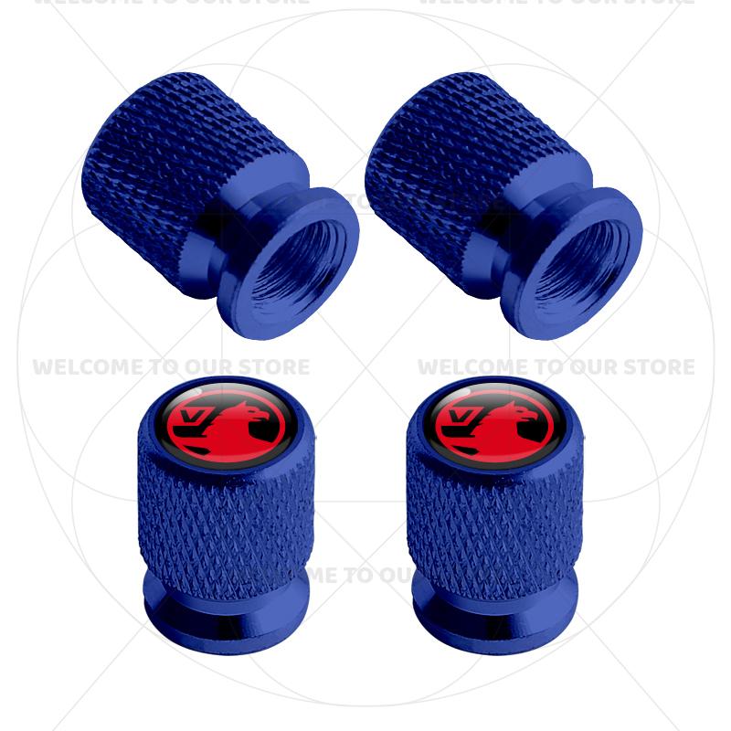 For Vauxhall GTC Emblem Opel Insignia Astra Agila Corsa 4Pcs Aluminum Car Tire Valve Caps Wheel Stem Air Dust Covers Accessories