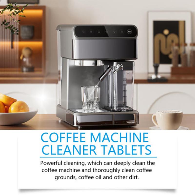 Tabletas Limpiadoras para Máquina de Espresso Descalcificación-Retrolavado Solución Removedora de Aceite Limpiador Tableta Limpiadora Especial Para Café