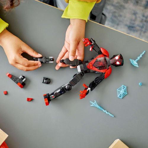 LEGO Super Heroes Marvel Miles Morales Figure 76225 Toy Block Present Superhero American Comics Sentai Hero Boys Ages 8+