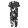 2 Piece Sets For Women Short Sleeve Top And Pants With Pockets Workout Soft Halloween Print Sets