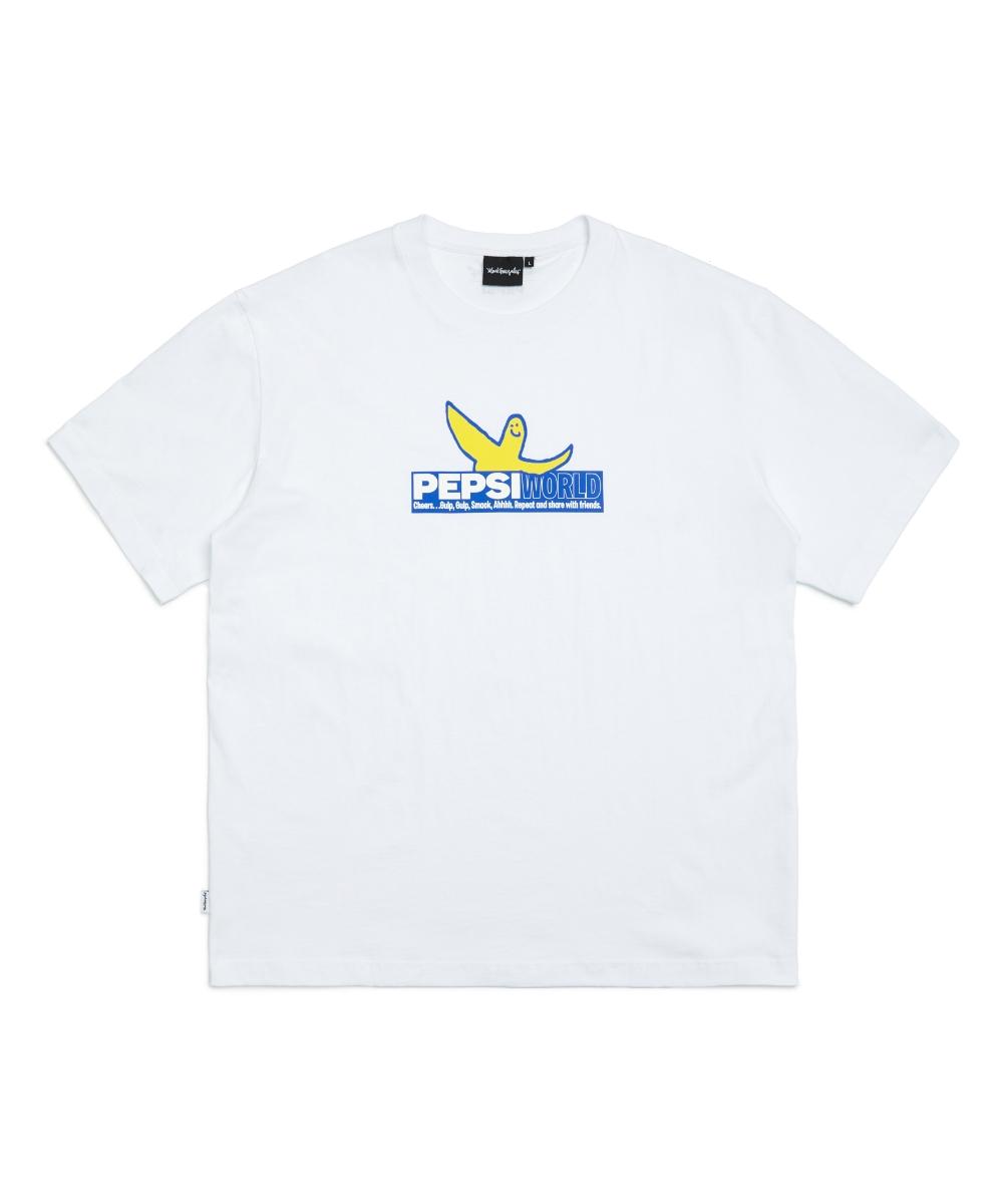 Mark Gonzales X Pepsi Angel World Short Sleeve T-Shirt - White White/090