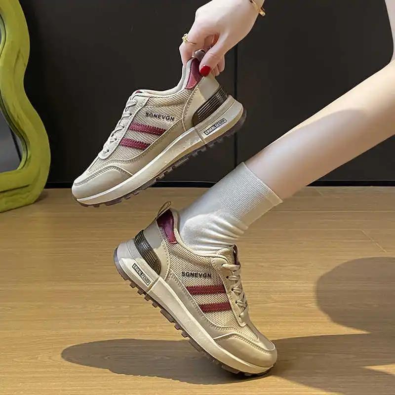 Fashion Massive High Platform Cheap Sneakers For Women Woven Designer Trainers For Women Shoes White Sneakers Sport Tenise Cheaper