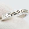 Used TIFFANY&Co. Ring Notes narrowing New York EU#51 Silver925 3g Silver Accessories