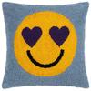 Heya Home Knitted Smile Cushion Cover