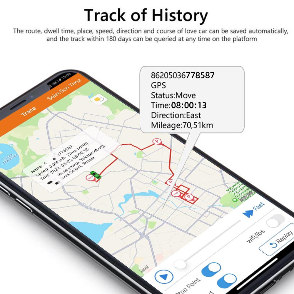 New GPS Tracking Satellite Car Locator Speaker Anti-theft Alarm Intercom Remote Control Fuel Cut-off