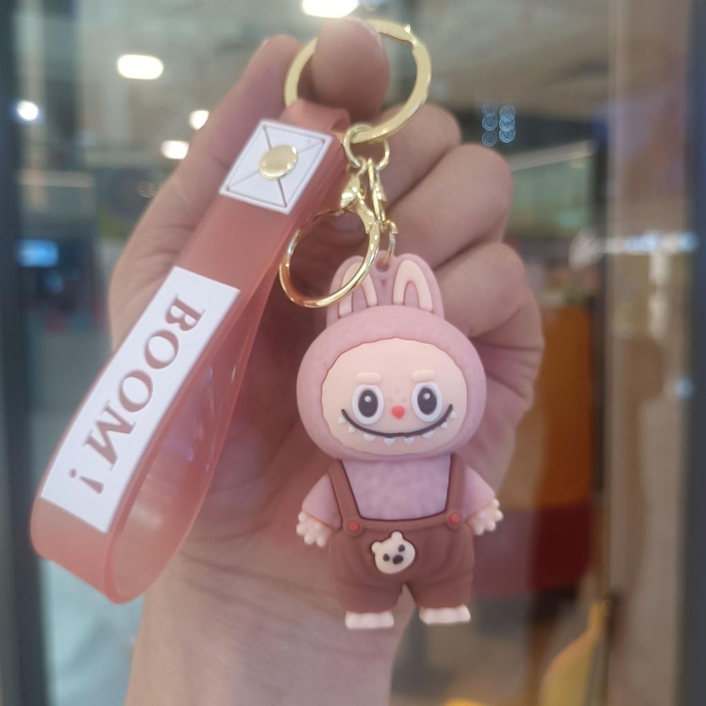 Buck Tooth Sheep Keychain Cute Cartoon Doll Schoolbag Pendant Car Key Chain Gift