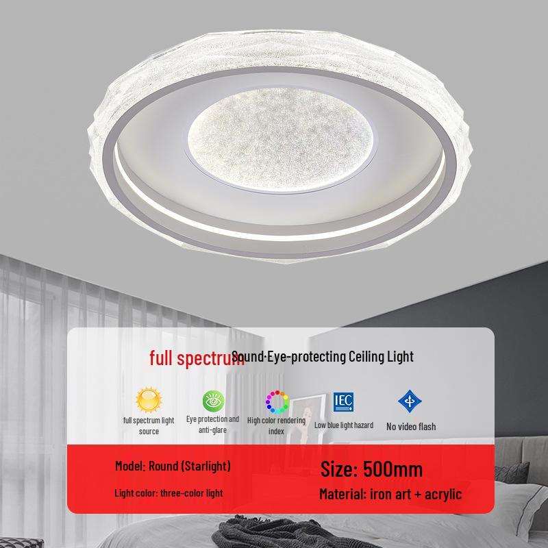 2025 Italian Minimalist Luxury Crystal Ceiling Light for Bedroom & Dining Room