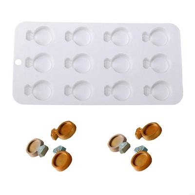 62KD Durable Silicone Molds For Unique Love Letter and Rings Cooking Delights