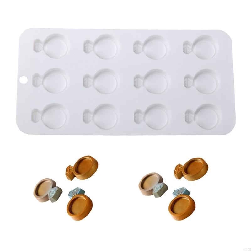 62KD Durable Silicone Molds For Unique Love Letter and Rings Cooking Delights