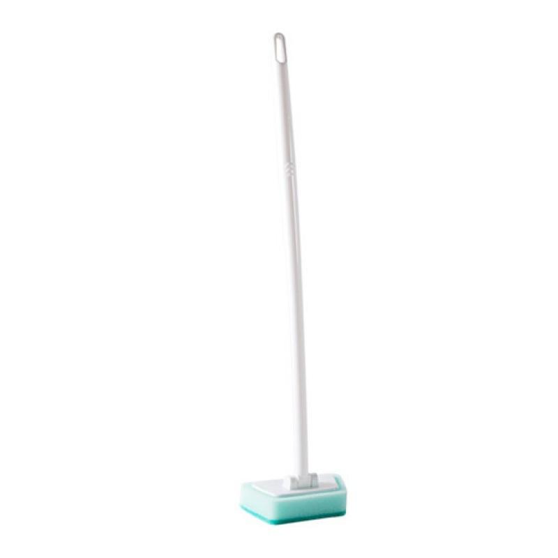 

Bathroom Sponge Cleaning Brush Multi-Functional Tool Long Handle Removable Household Floor Bathtub Brushes Ceramic Tile Brush One Size зелений