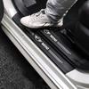 MINI Car Threshold Strip Anti Stepping Leather Protective Sticker For MINI Cooper R56 F56 R50 JCW Cabrio Aceman Countryman WORKS