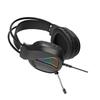 TWOLF H160 USB Wired Gaming Headsets RGB Light Computer Over Ear Headphone with 50mm Drivers