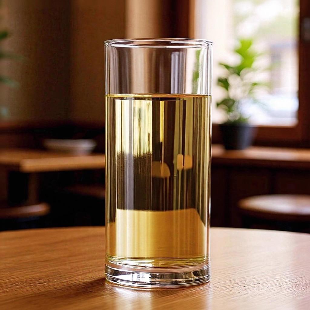 Double-Layer High Borosilicate Glass Tea Cup - Heat-Resistant, Wide Mouth, Straight Tube Design