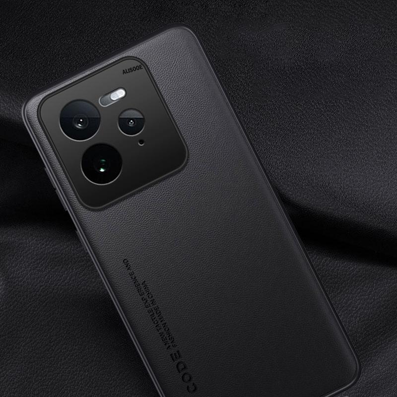 Shockproof Cover for Realme GT 7 Pro / GT 7 Case Luxury Fiber Texture PU-Leather Protection Phone Funda for Realme GT7 Pro Capa