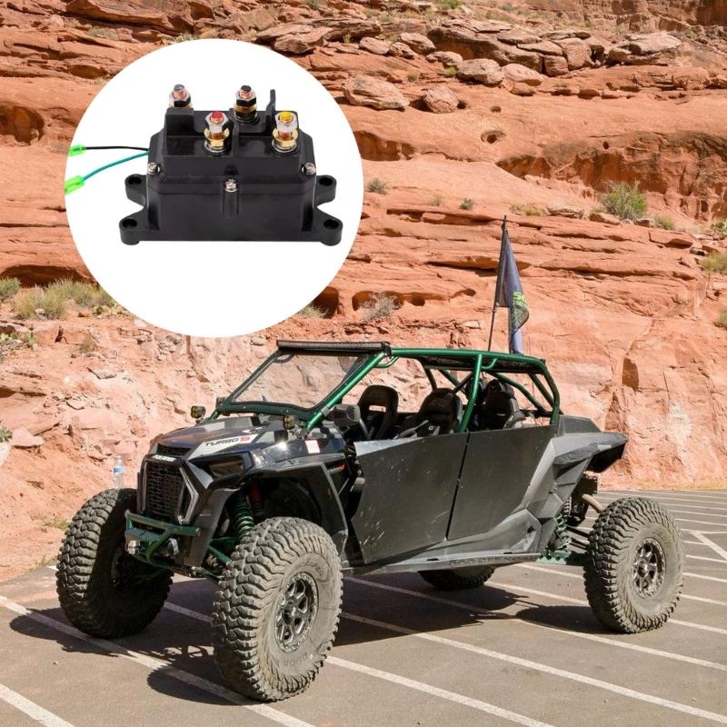 12V 300A Heavy Current Winch Relays Winch Relays Solenoid Heat Resistant For Off Road Vehicle Accessories