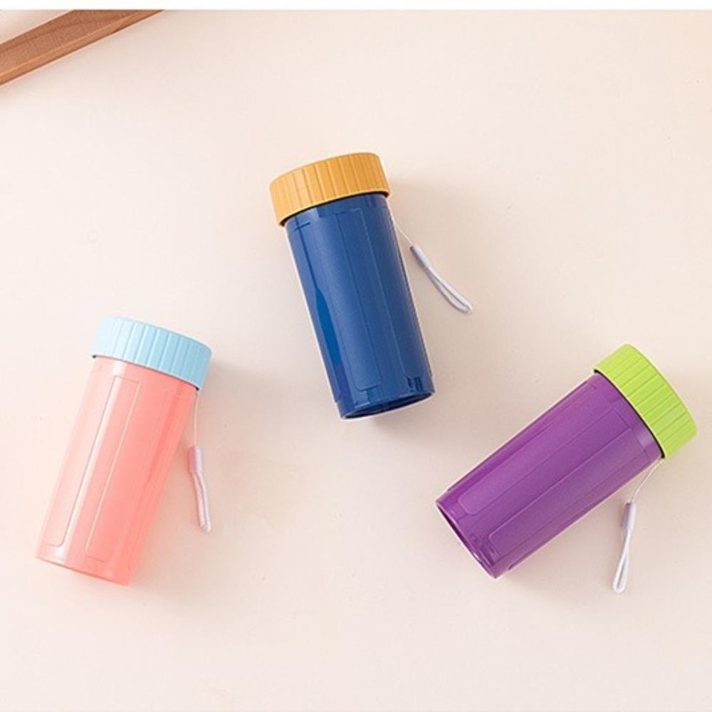 Cartoon Bento Lunchbox Wasserbecher Set Tragbare Kunststoff Lunchbox Snackbehälter Auslaufsicher mit unterteilten Fächern