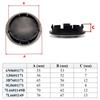 Per VOLKSWAGEN 4pz 55mm 56mm 65mm 70mm 76mm Coprimozzi Centrali per Cerchi Auto per VW Volkswagen Jetta MK5 Golf Passat styling