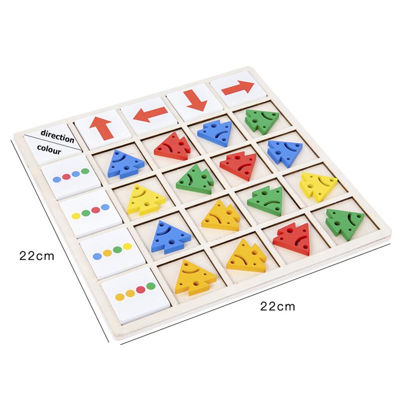 Wooden Puzzles Kids Montessori Toys Graphic Cartoon Colorful Early Enlightenment Learning Toy Animal Shape Puzzle