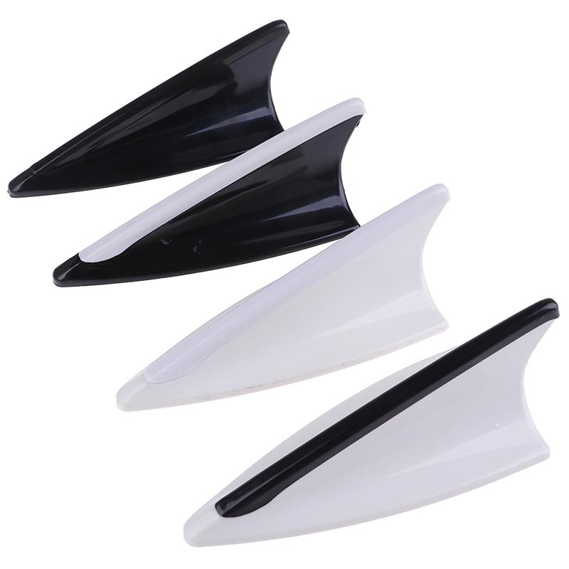 1Pc Car Shark Fin Universal Roof Antenna Radio Fm/Am Anti-Static Paste Aerial