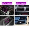 LHD RHD Front Rear Car Interior AC Air Conditioner Vent Grille Outlet Slider Clips Tab For BMW X5 E70 X6 E71 6422 6958 654