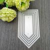 Pennant Tag Frame Cutting Dies Metal Stencil DIY Scrapbooking Album Paper Card Embossing Craft Decor Art Die Cut Bookmarks