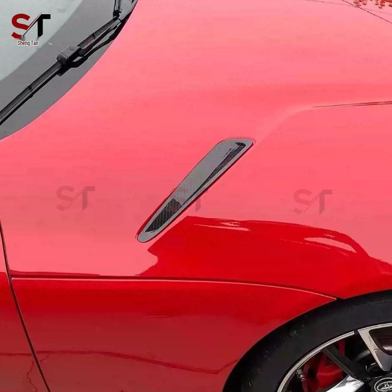 Toyota Supra A90/A91 Carbon Fiber Hood Vent Decoration