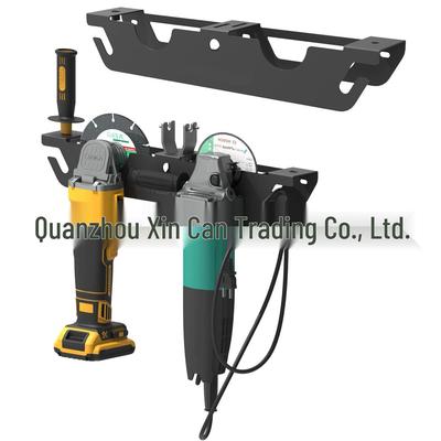 Wall-Mounted Power Tool Rack for Grinders and Screwdrivers