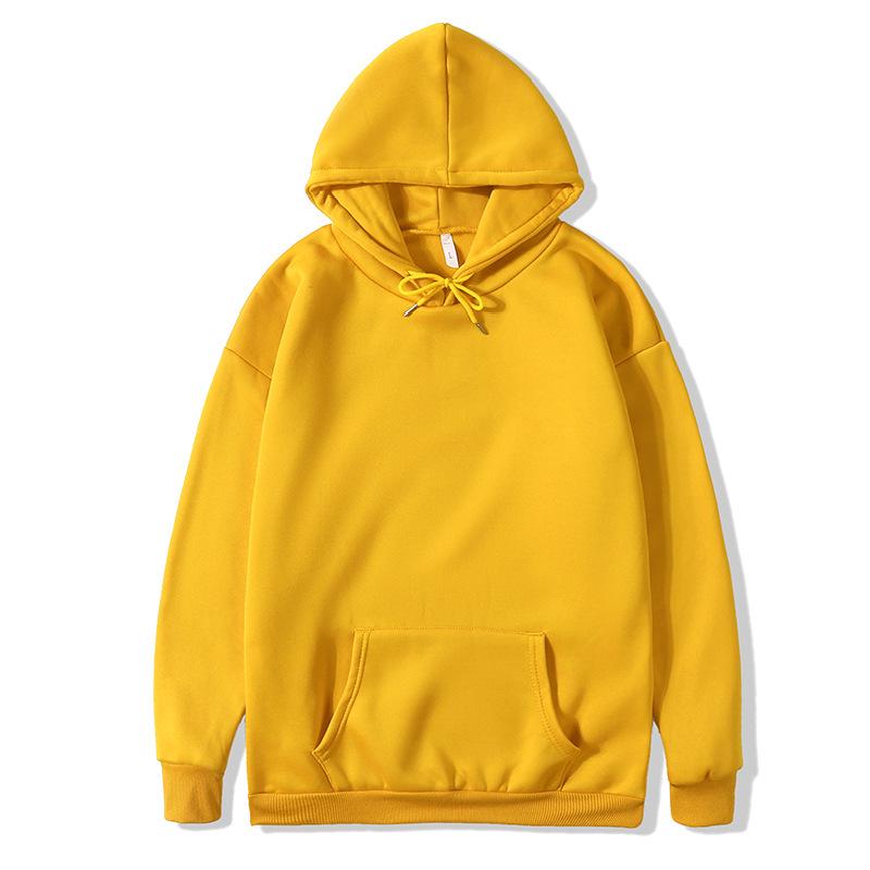 European American Plus Velvet Loose Casual Hooded Sweatshirt - Women's Autumn Winter Wear