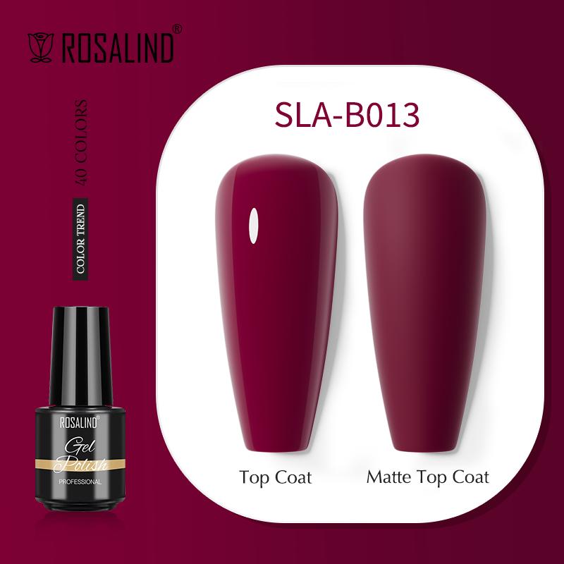 ROSALIND UV Lamp Soak Off Gel Polish Glitter Lacquer Gel na nehty Barevný gel lak na nehty lak Hybrid Nail Art Gel