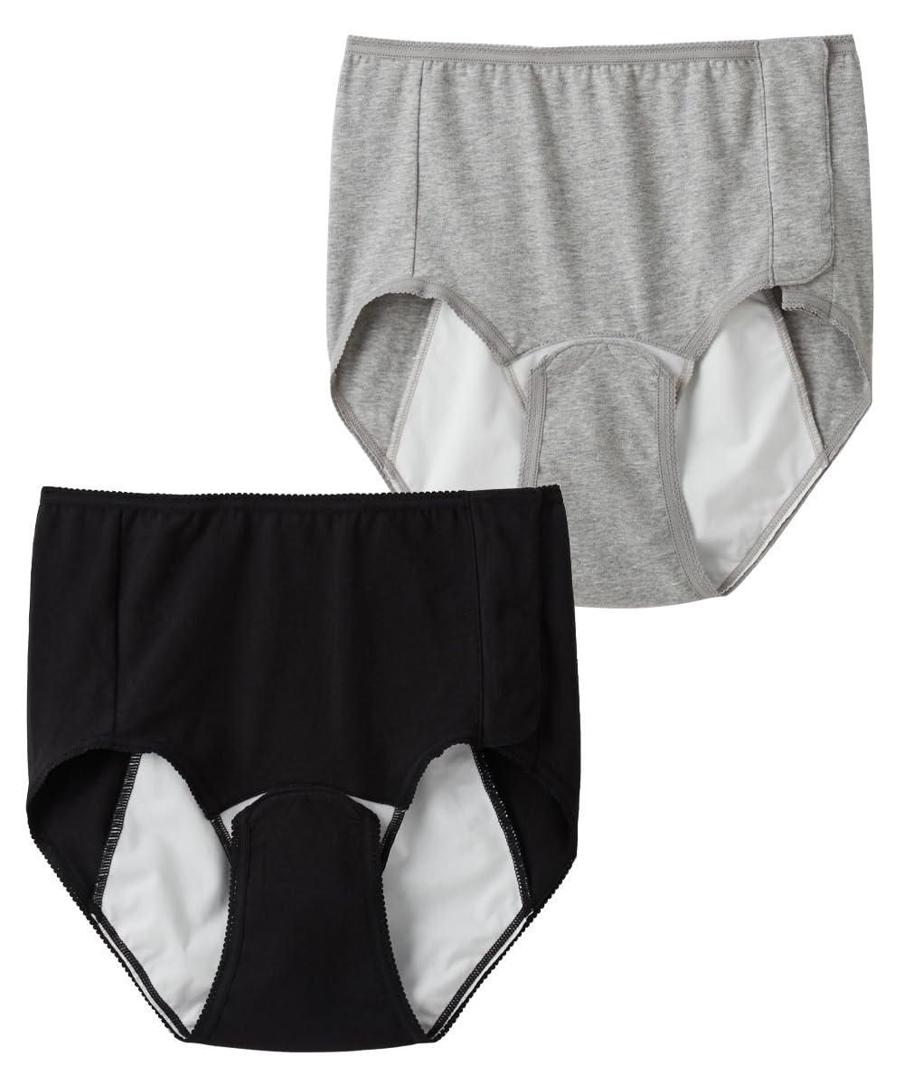 

Nissen Послеродовые трусы Кесарево сечение Полный комплект Черный меланж Размеры Женские (Послеродовой), Совместимый, Открывающийся, 2, + Серый, 3L-4L