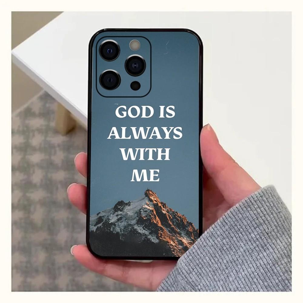 

Bible Verse Phone Case For Apple iPhone 15,14,13,12,11,Pro,X,XS,Max,XR,Plus,Mini Soft Black Cover iPhone14ProMax