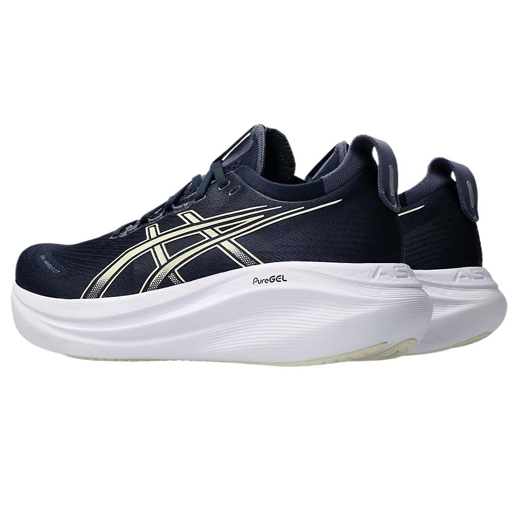 Asics Gel-Nimbus 27 Fashionable Minimalist Trendy Aesthetic Low-Top Running Shoes Men Sneakers Blue 1011B958-403