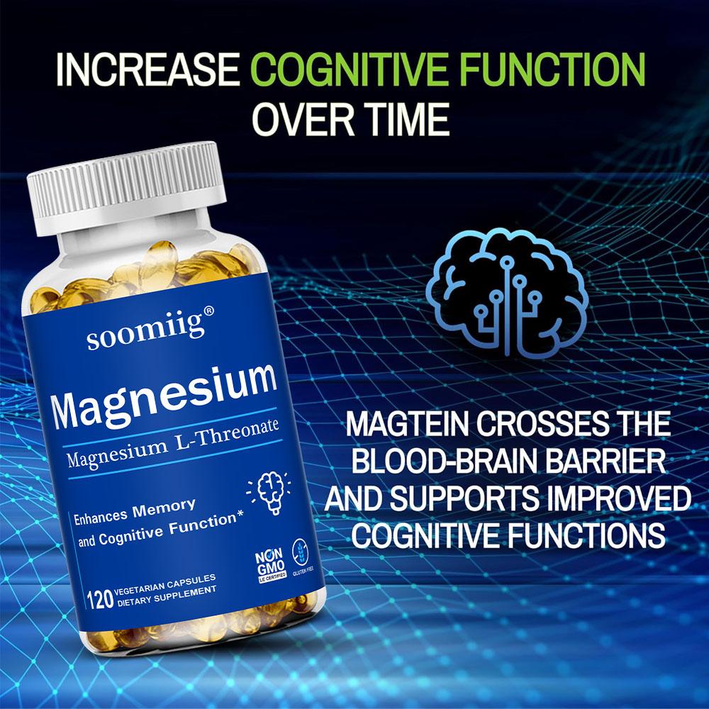 Magnesium Supplements Can Promote Brain Health and Improve Memory 120 Capsules