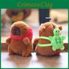 Capybara Plush Keychain Toy Pp Cotton Stuffed Bag Decor For Children Gift