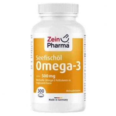 Zein Pharma Omega 3 500 Mg 300 Capsules (Fish Oil)
