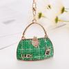 European & American Style Women's Fashion Rhinestone Backpack Keychain Pendant - Creative Gift