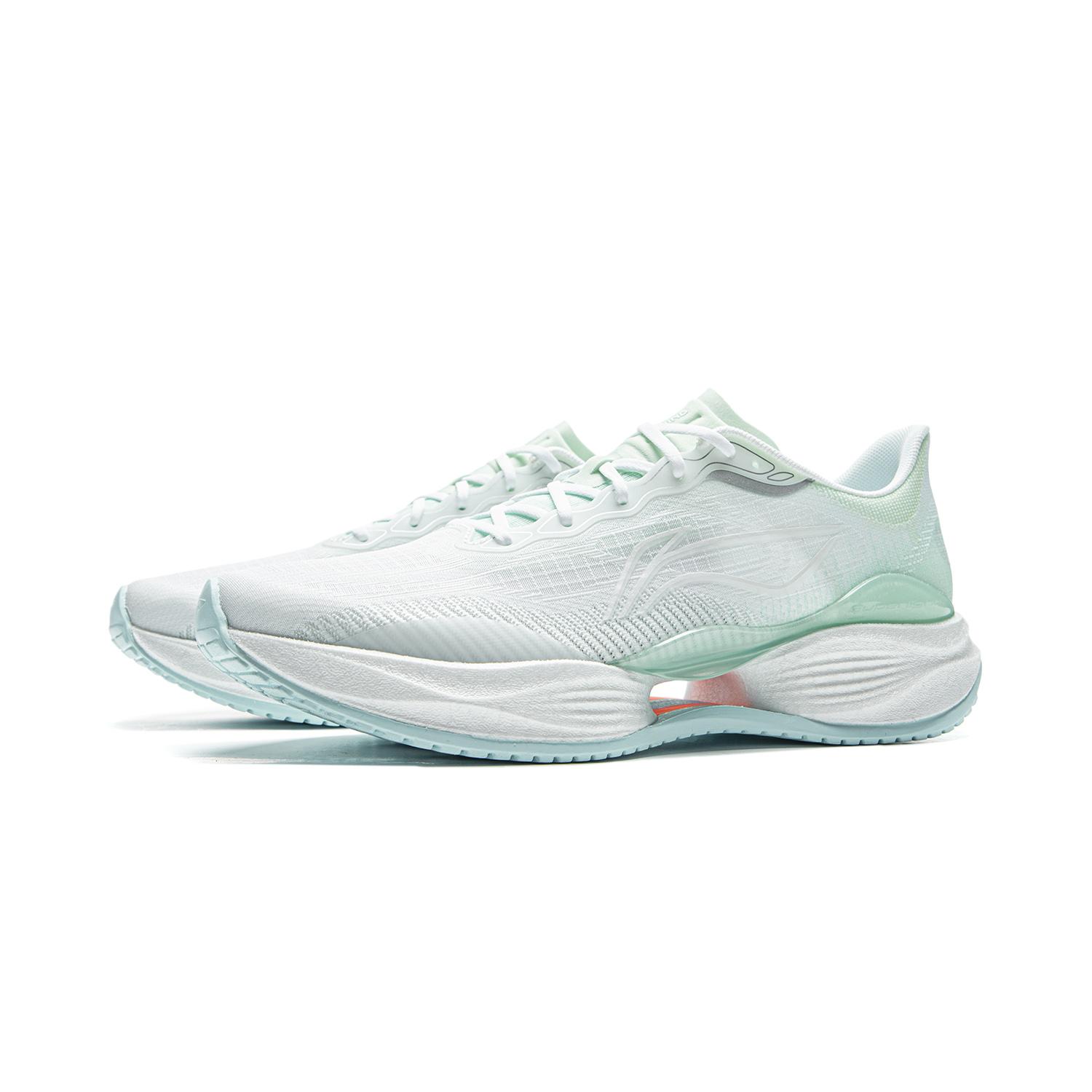 

LiNing Super-Light 22 Cushioning Wear-Resistant Low-Top Sprint Running Shoes Women s White 36
