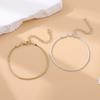 2026 Neues Silberfarbenes Funkelndes Schleierkraut Armband für Damen Exquisites Einfaches Verstellbares Kettengliedarmband Hochzeits Schmuck Party