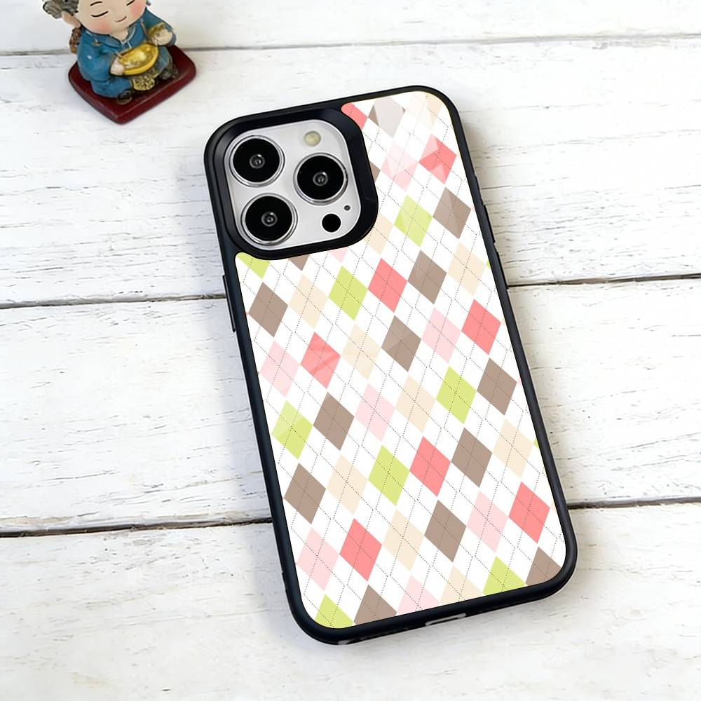 plaid background Phone Case For iPhone17,16,15,14,13,12,11 Plus,Pro Magnetic with Magsafe Wireless Charging