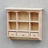 1/12 Scale Miniature Wooden Unfinished Cabinet Wall Cabinet Ornament - DIY Miniature Photography Props- Seasonal Decor - Perfect Gift