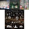 2020 Merry Christmas Window Wall Sticker Decals Ideal For Cozy Holiday Decoration