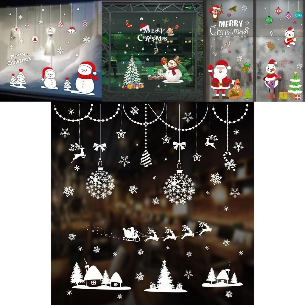 2020 Merry Christmas Window Wall Sticker Decals Ideal For Cozy Holiday Decoration