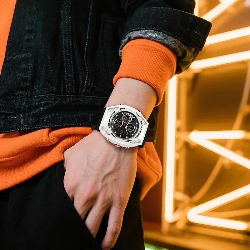 Top Multifunction Sports Electronic Watches for Man Chronograph Luminous Waterproof Alarm Clock Men's Digital Wrsitwatch